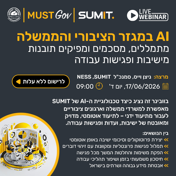 AI במגזר הציבורי והממשלה